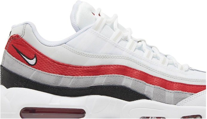 Buy Nike Air Max 95 'White Grey Red' DQ3430-001 - Novelship