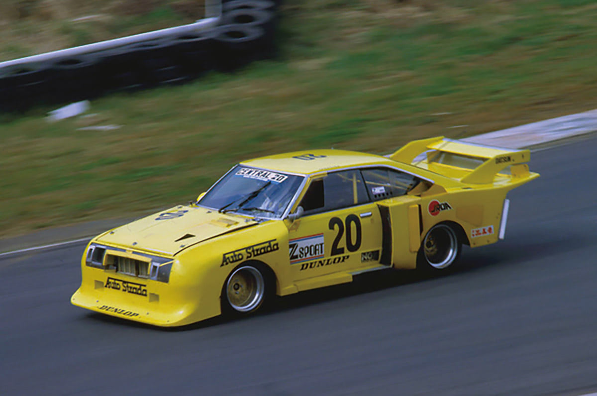 日産シルエットフォーミュラ。LZ20B型 570psオーバーの爆発的な加速力