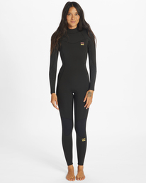 5/4mm Synergy - Back Zip Wetsuit for Women | Billabong