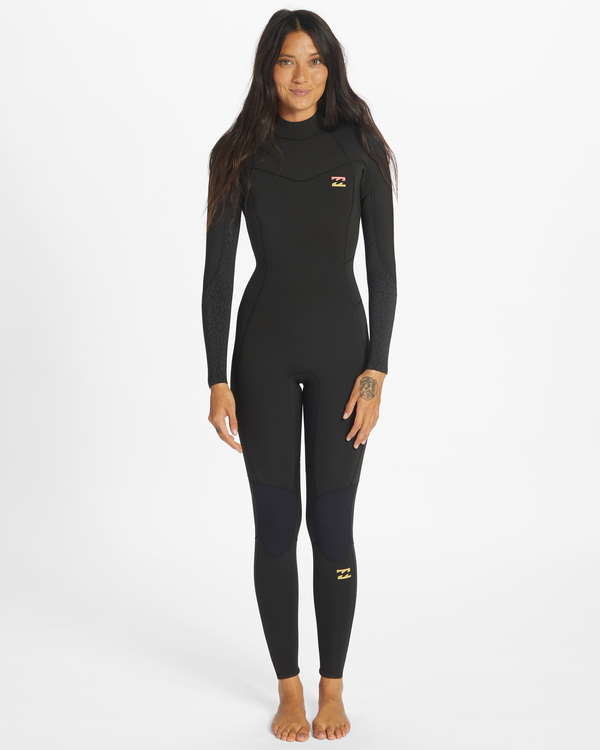 4/3mm Synergy - Back Zip Wetsuit for Women | Billabong