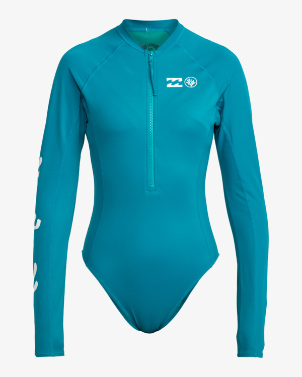 Coral Gardeners - Long Sleeve UPF 50 One-Piece Swimsuit for Women