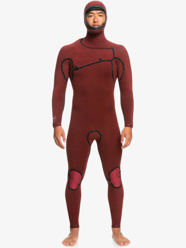 5/4/3mm Highline - Hooded Chest Zip Wetsuit for Men | Quiksilver