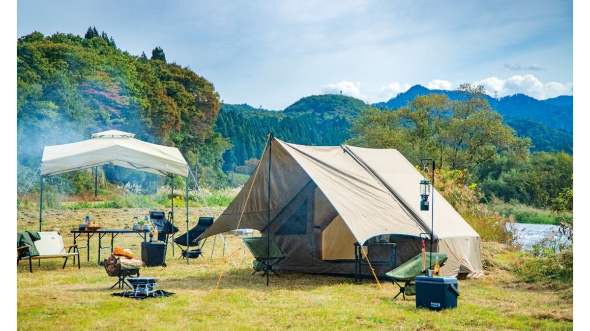 キャンプシーズン到来】コメリ、新作ギア登場 60秒設置の「エアー