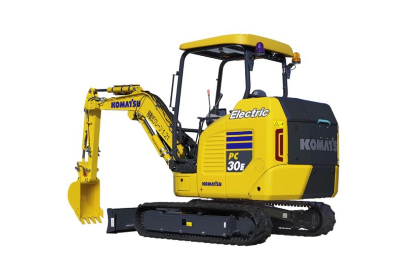 コマツが電動ミニショベルを初の商用化！市場を作る覚悟を示す｜ニュー
