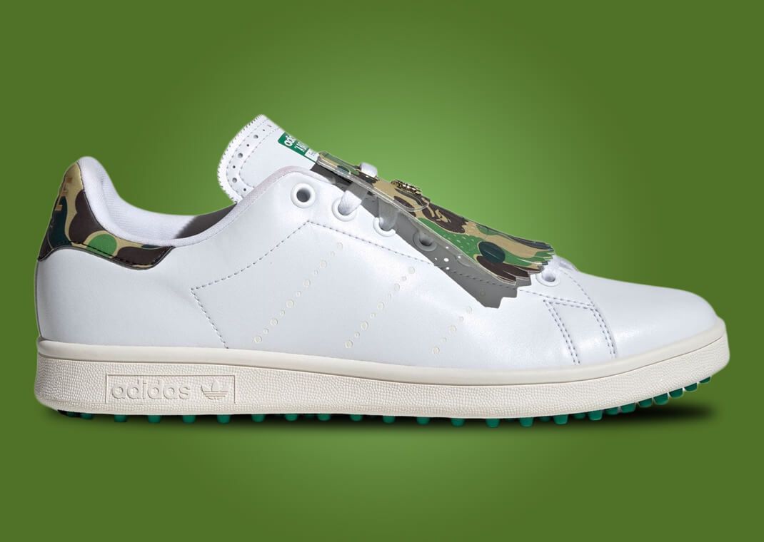The BAPE x adidas Stan Smith Golf Collection Releases October 2023