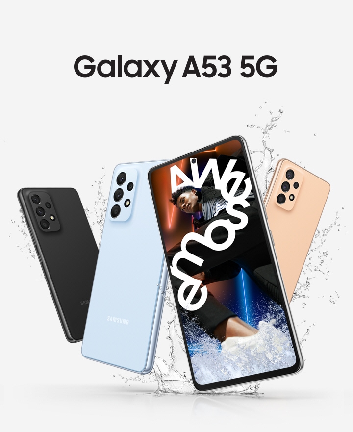 Galaxy A53 5G - 128 GB, Awesome Blue | Samsung Business Gulf
