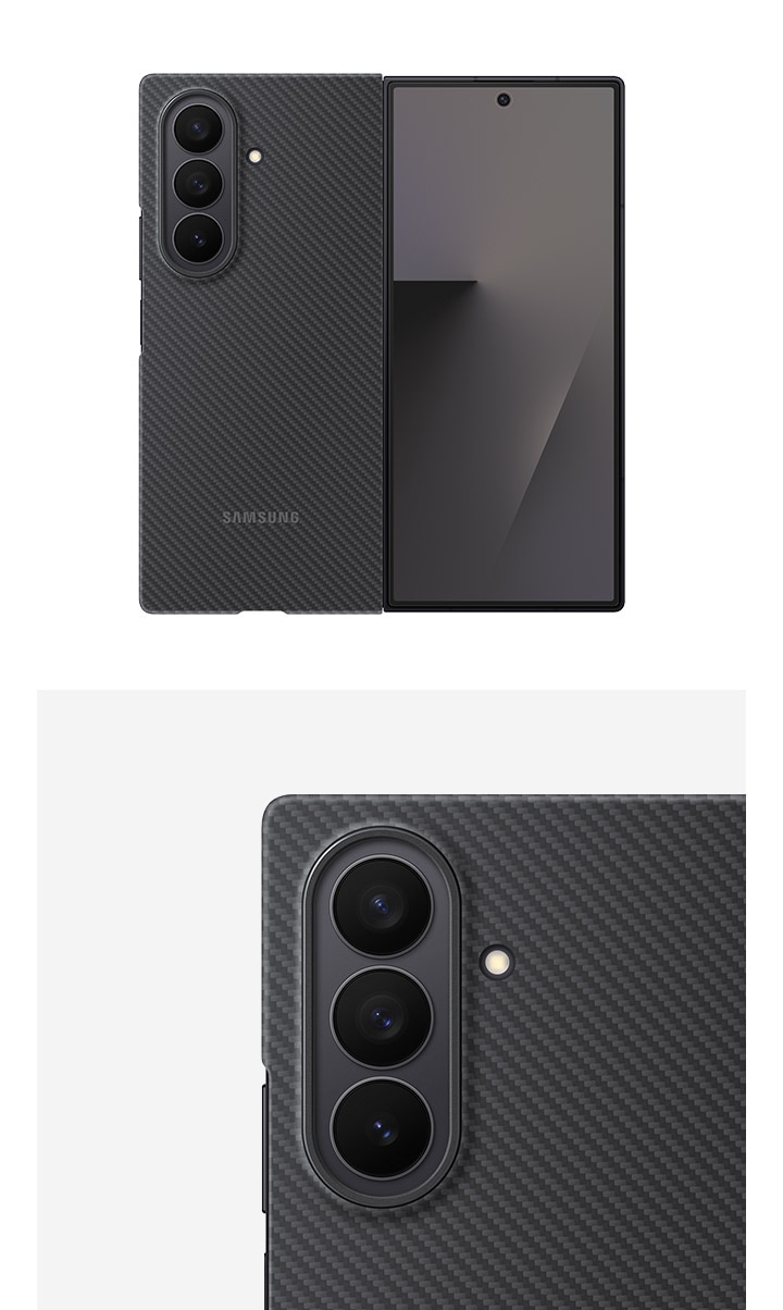 Galaxy Z Fold7 Carbon Shield Case ブラック | ケース・カバー
