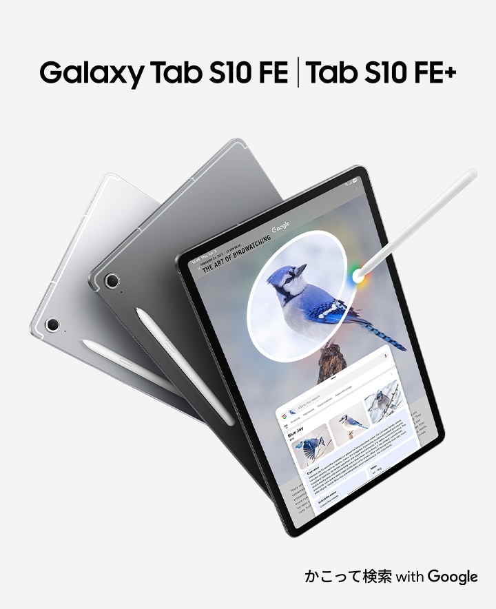Samsung Galaxy Tab S10 FE | 大画面のAIタブレット｜Samsung Japan公式