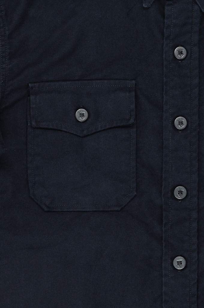 Boncoura CPO Shirt - Dark Navy Moleskin