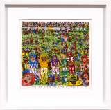 ジェームス・リジィ「TAKE ME OUT TO THE BALLGAME」3Dシルク