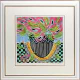 ホアキン・トレンツ・リャド「ジヴェルニーの若枝」シルクスクリーン