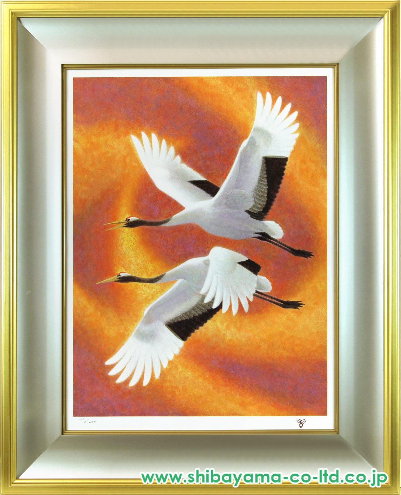 杉山寧「暘（よう）」リトグラフ :: 絵画買取・販売 - シバヤマ