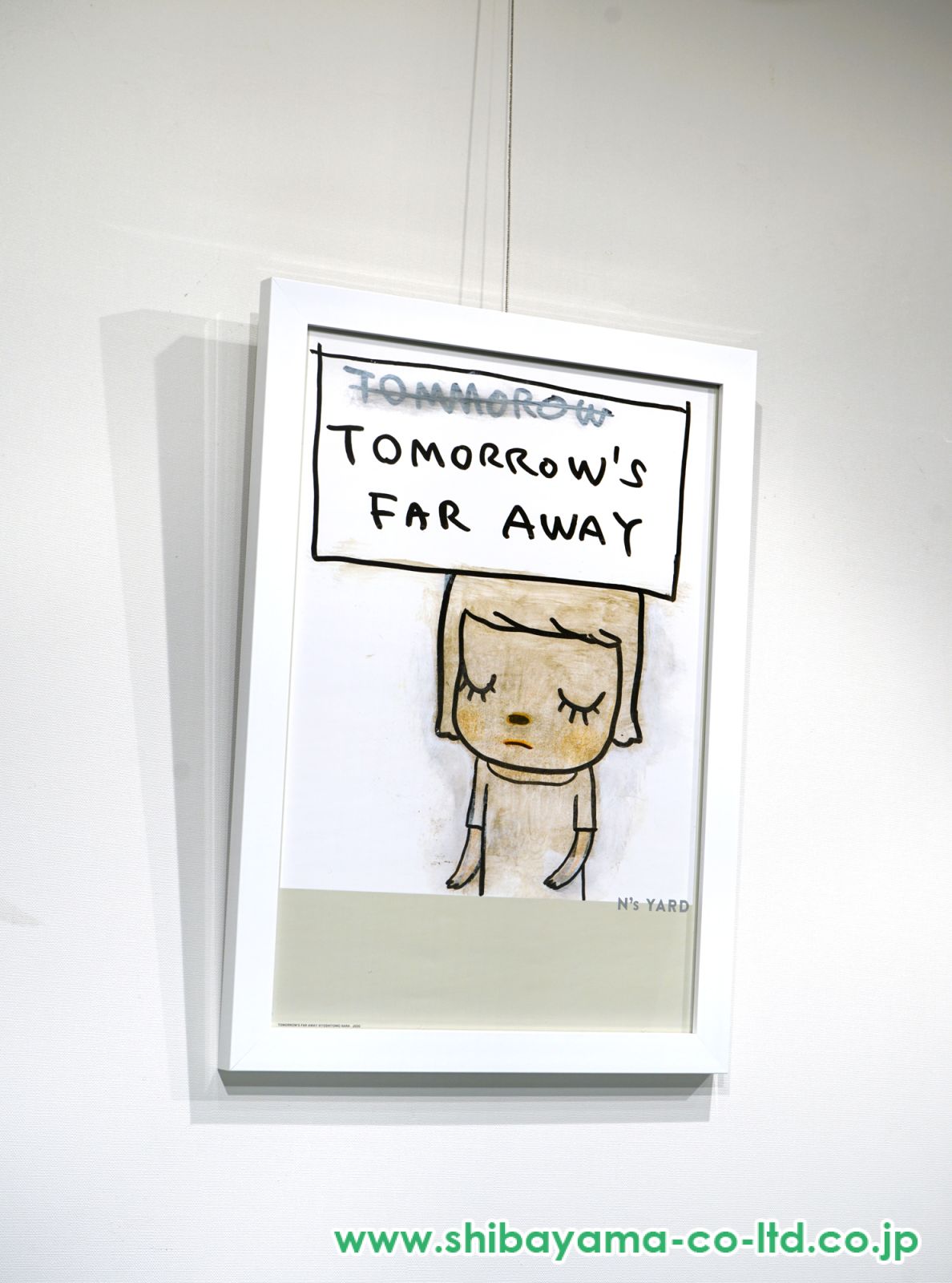 奈良美智「Tomorrow's far away」ポスター :: 絵画買取・販売 - シバヤマ