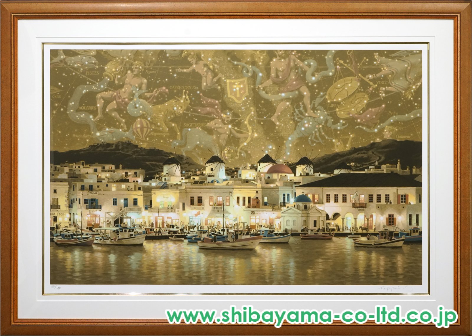 笹倉鉄平「スターアトラス南星図」シルクスクリーン :: 絵画買取・販売