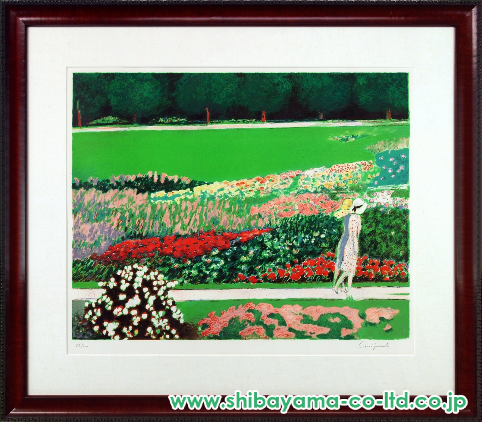 ジャン＝ピエール・カシニョール「春 Le Printemps」リトグラフ