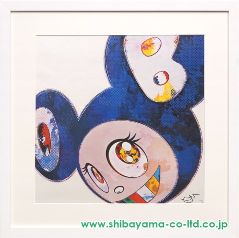 村上隆「And Then × 6 Blue」オフセット・リトグラフ :: 絵画買取