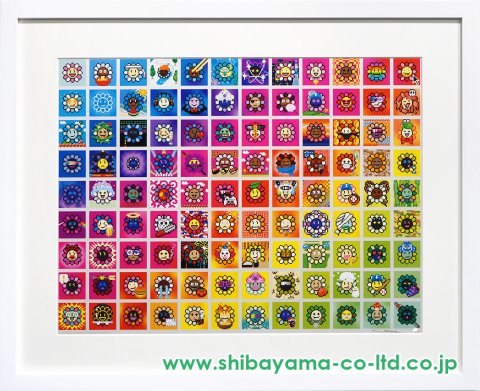 村上隆「108の煩悩MURAKAMI FLOWERS」オフセット・リトグラフ :: 絵画