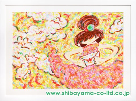 ロッカクアヤコ「Untitled - 2021」シルクスクリーン :: 絵画買取