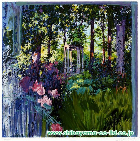 ホアキン・トレンツ・リャド「リビエラ公園」シルクスクリーン :: 絵画