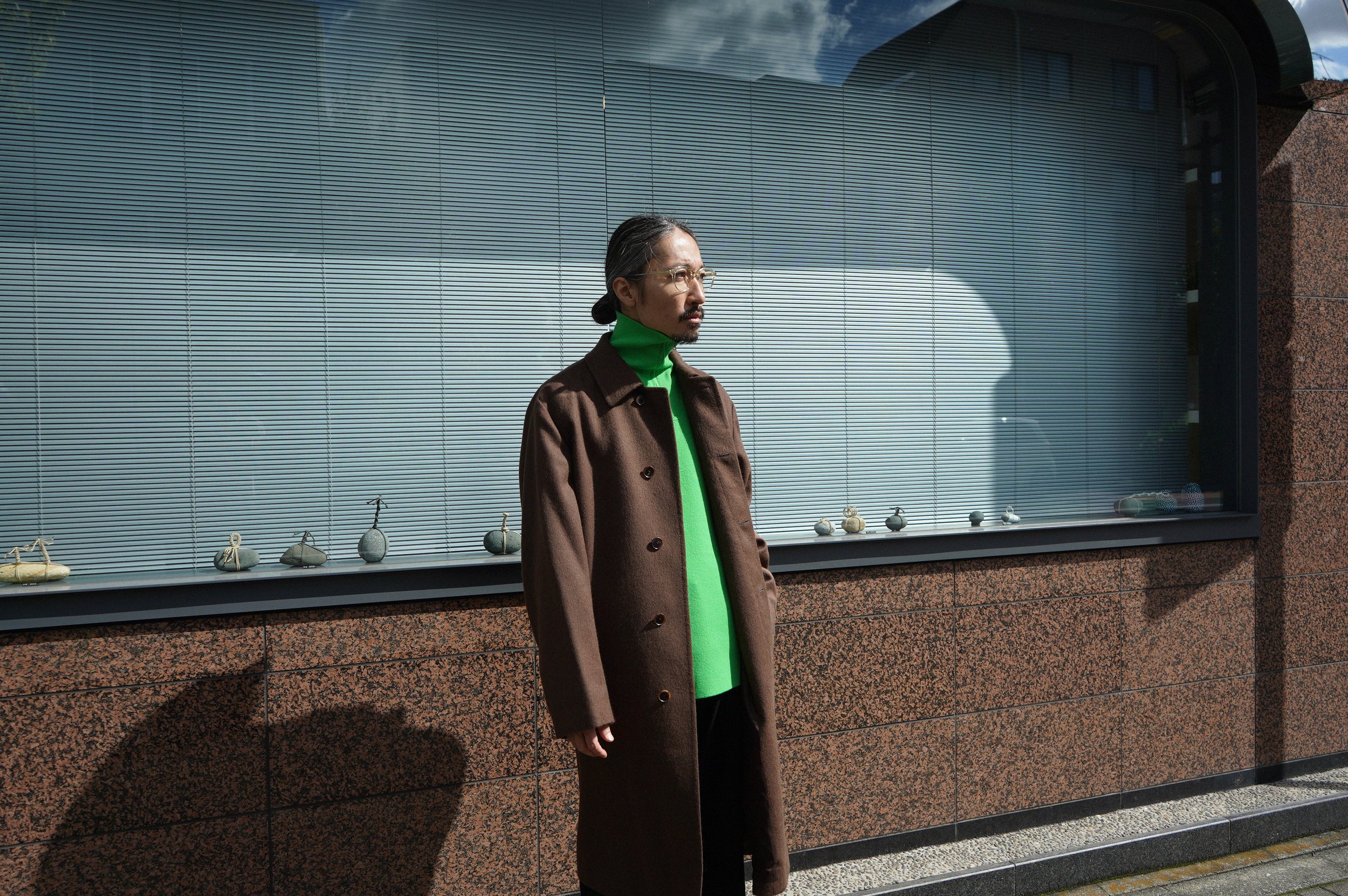 AURALEE HEAVY MILANO RIB KNIT ZIP TURTLE — TF Blog