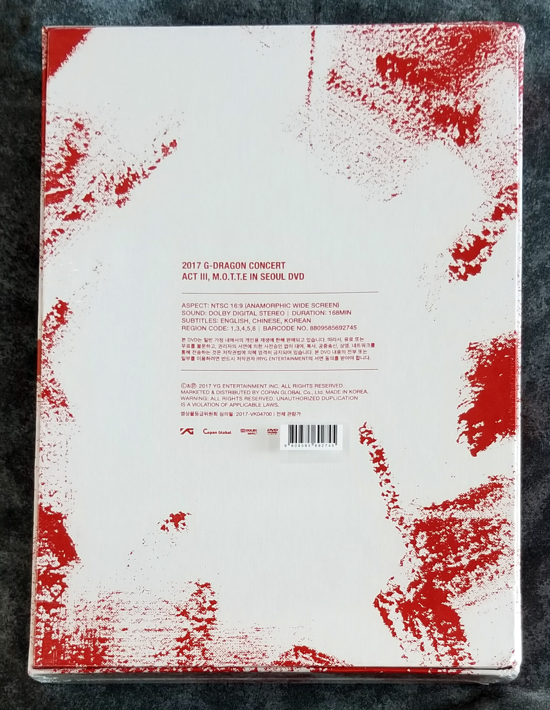 2017 - Act III : MOTTE³ - Seoul Concert DVD — my BIGBANG collection