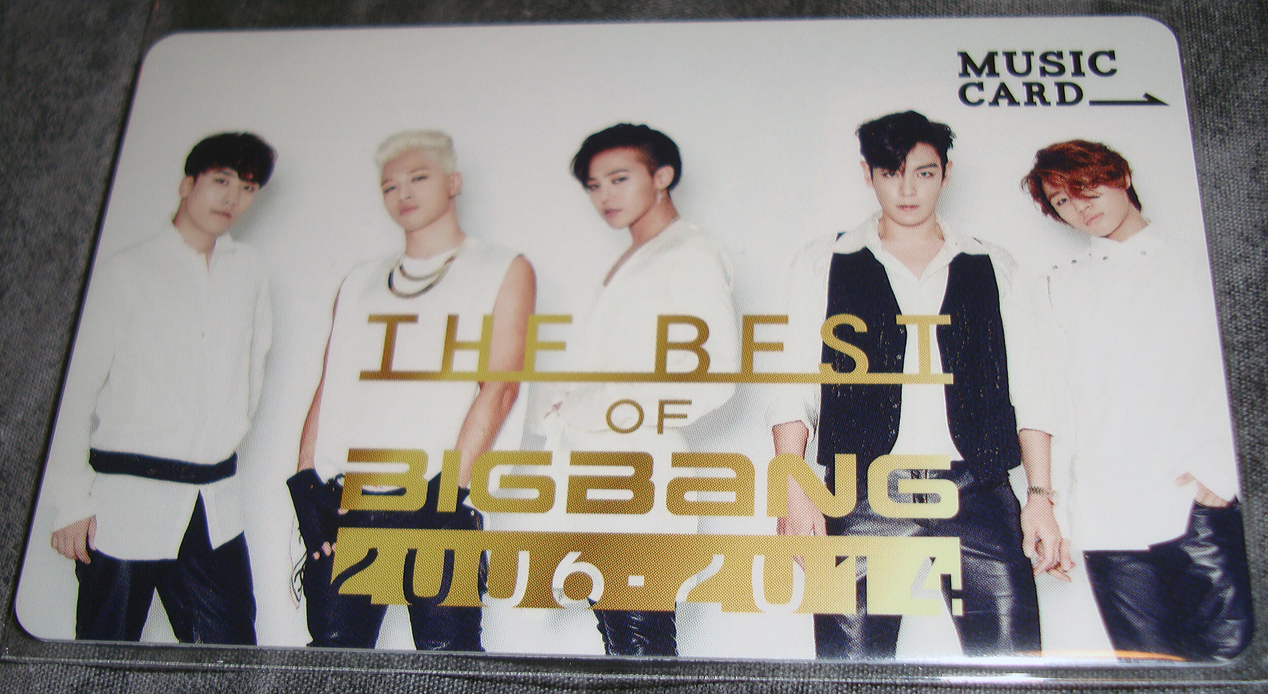2014 - The Best of BIGBANG 06-14 - Set of 7 Music Cards — my