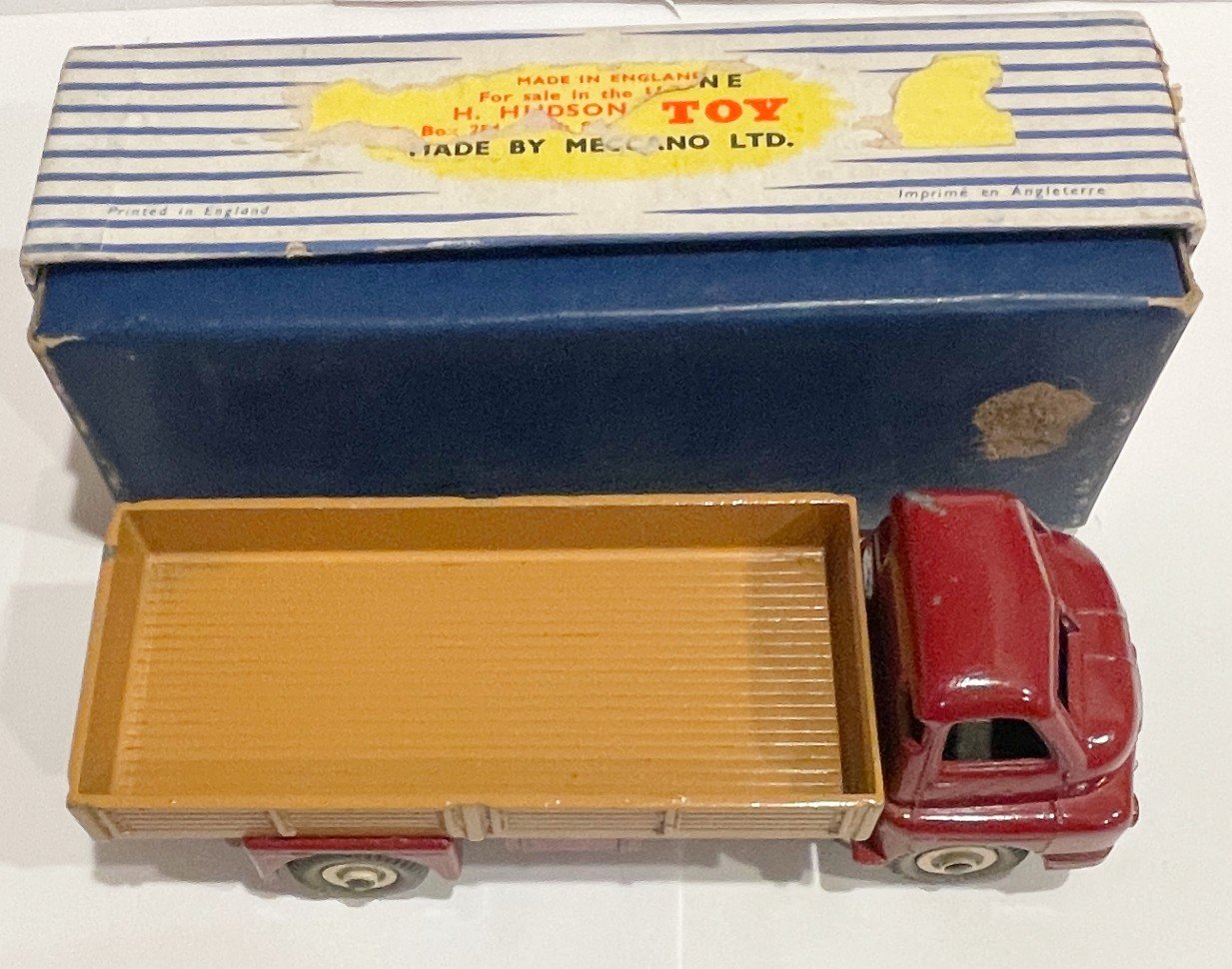 Clean Boxed Dinky 922 Big Bedford Open Truck — Tobias Toys & Trains
