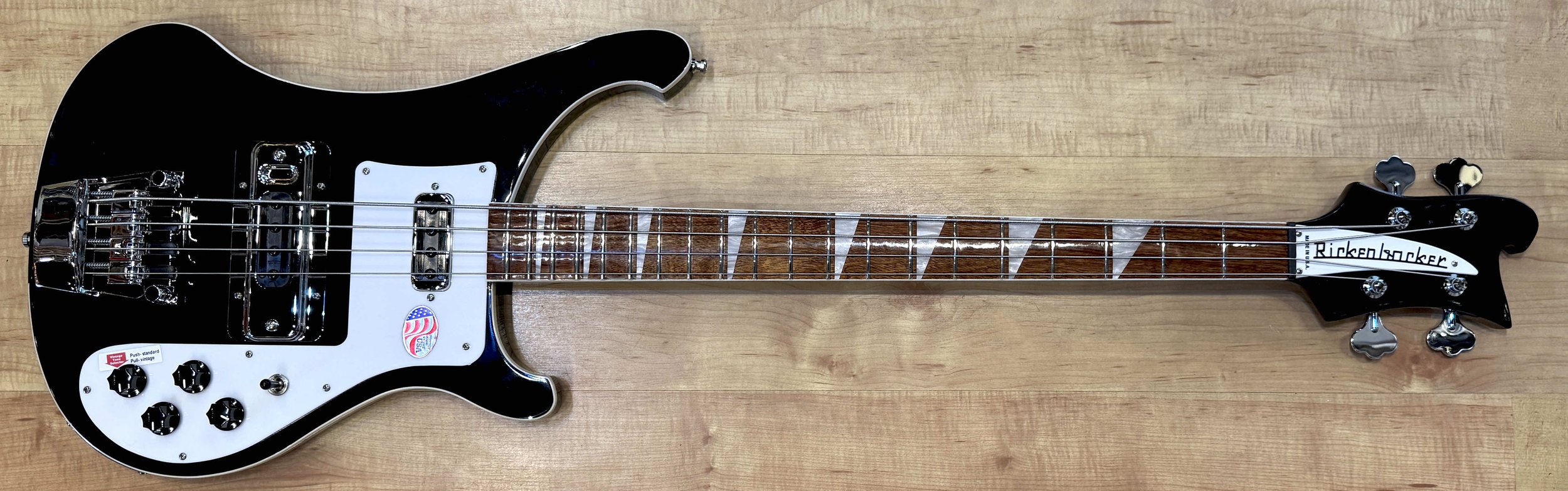 Rickenbacker 4003 Bass JetGlo (Black) — Andy Babiuk's Fab Gear