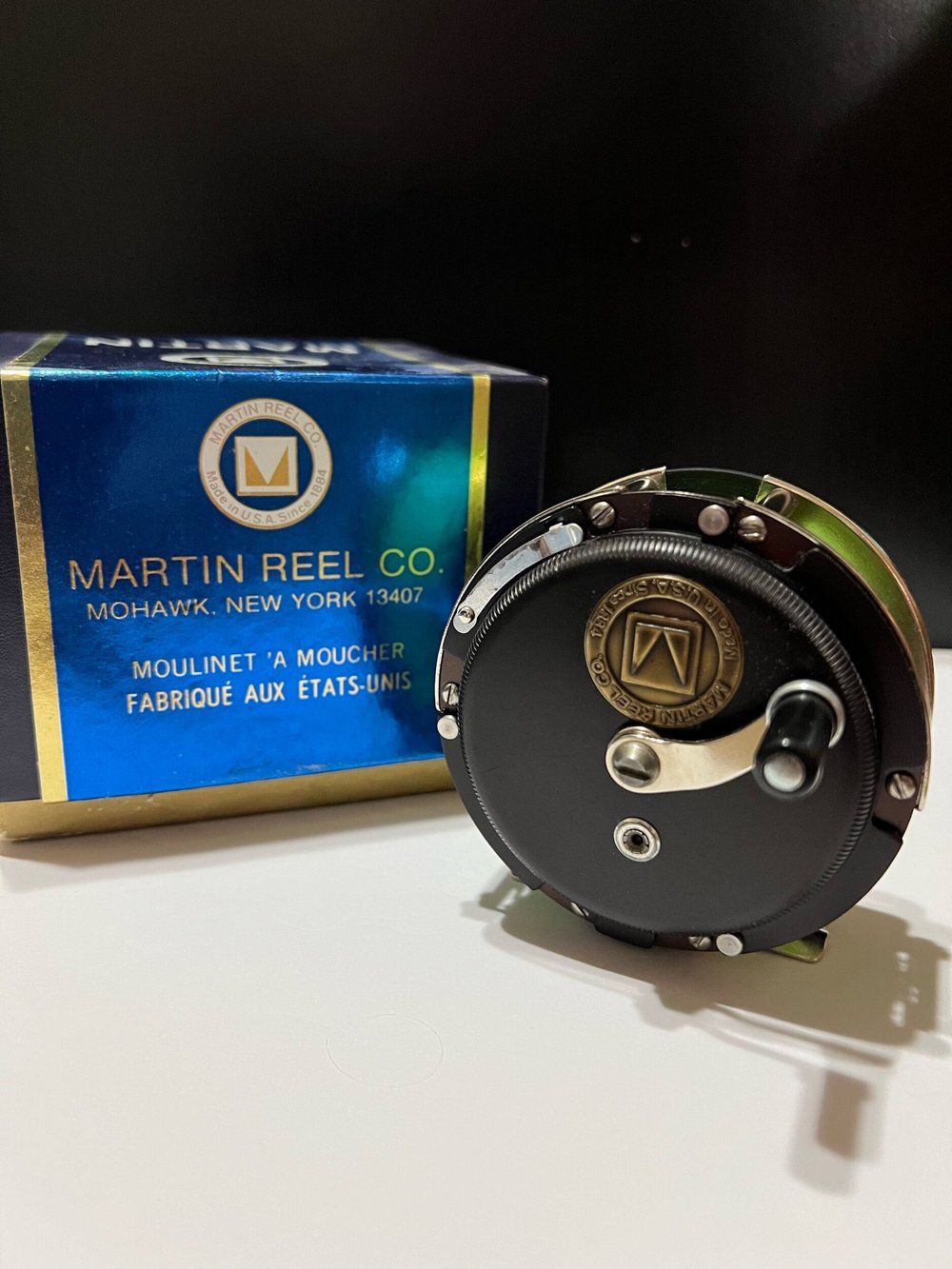Martin MG-72 Fly fishing Reel with Original Box & Manual Mohawk