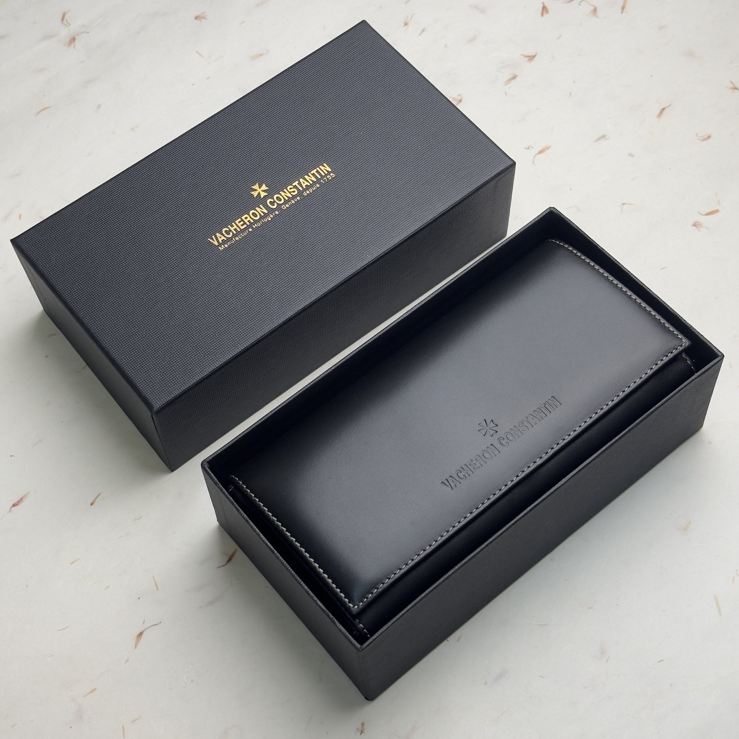 Vacheron Constantin Leather Dual Watch Case