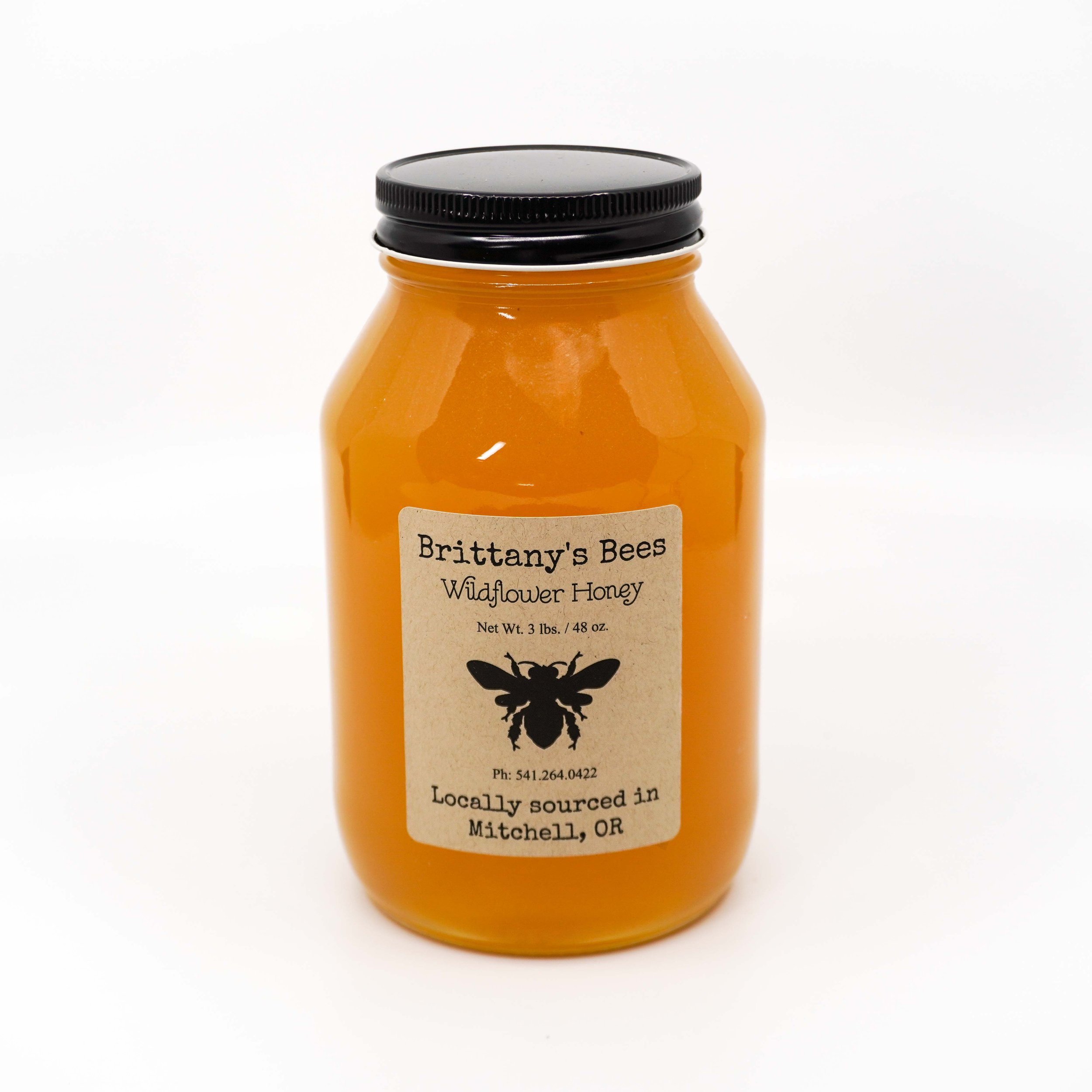3 lbs Pure Wildflower Honey — Brittany's Bees