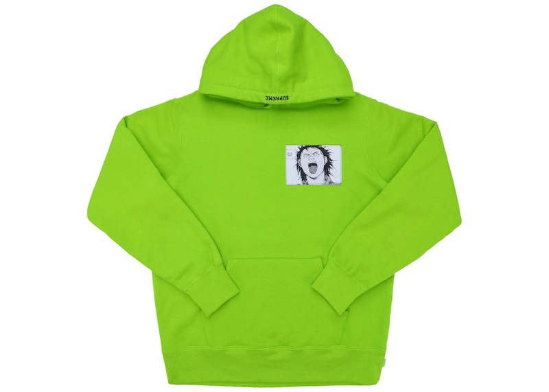 Supreme AKIRA Patches Hooded Sweatshirt Lime メンズ - FW17 - JP