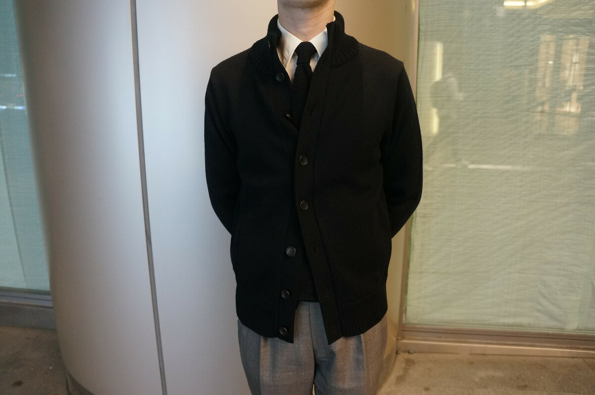 秋冬イチオシ】スタンドカラーカーディガン | 読む、鎌倉シャツ