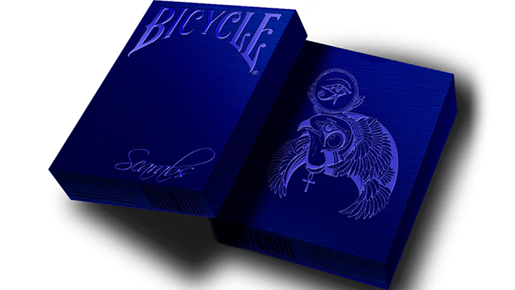Bicycle Scarab Sapphire (Limited Edition) Playing Cards by Crooked
