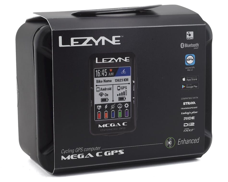 Lezyne Mega C GPS Computer Loaded Pack (Black) - Performance Bicycle