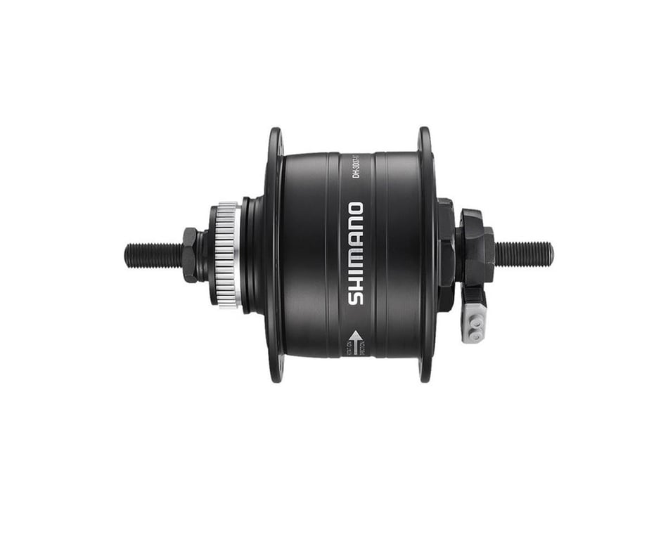 Shimano DH-3D37-NT Dynamo Front Disc Hub (Silver) - Performance