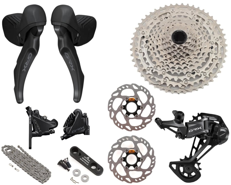 Shimano GRX RX610 Gravel Groupset (Black) (1 x 12 Speed) (10-51T