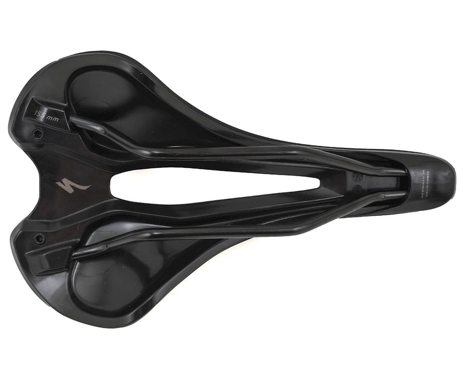 Specialized Romin Evo Comp Gel Saddle (Black) (Chromoly Rails