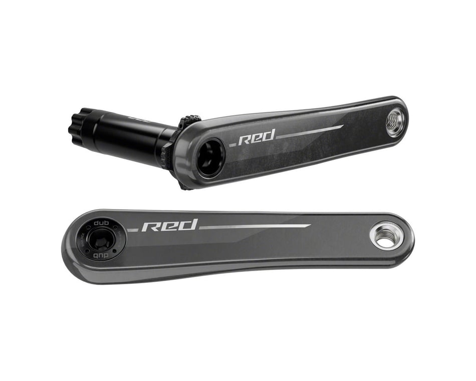 SRAM RED XPLR AXS 1x Crank Arm Assembly (Natural Carbon) (DUB Wide