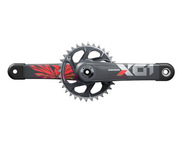 SRAM RED AXS Crankset (Black) (2 x 12 Speed) (DUB Spindle) (175mm