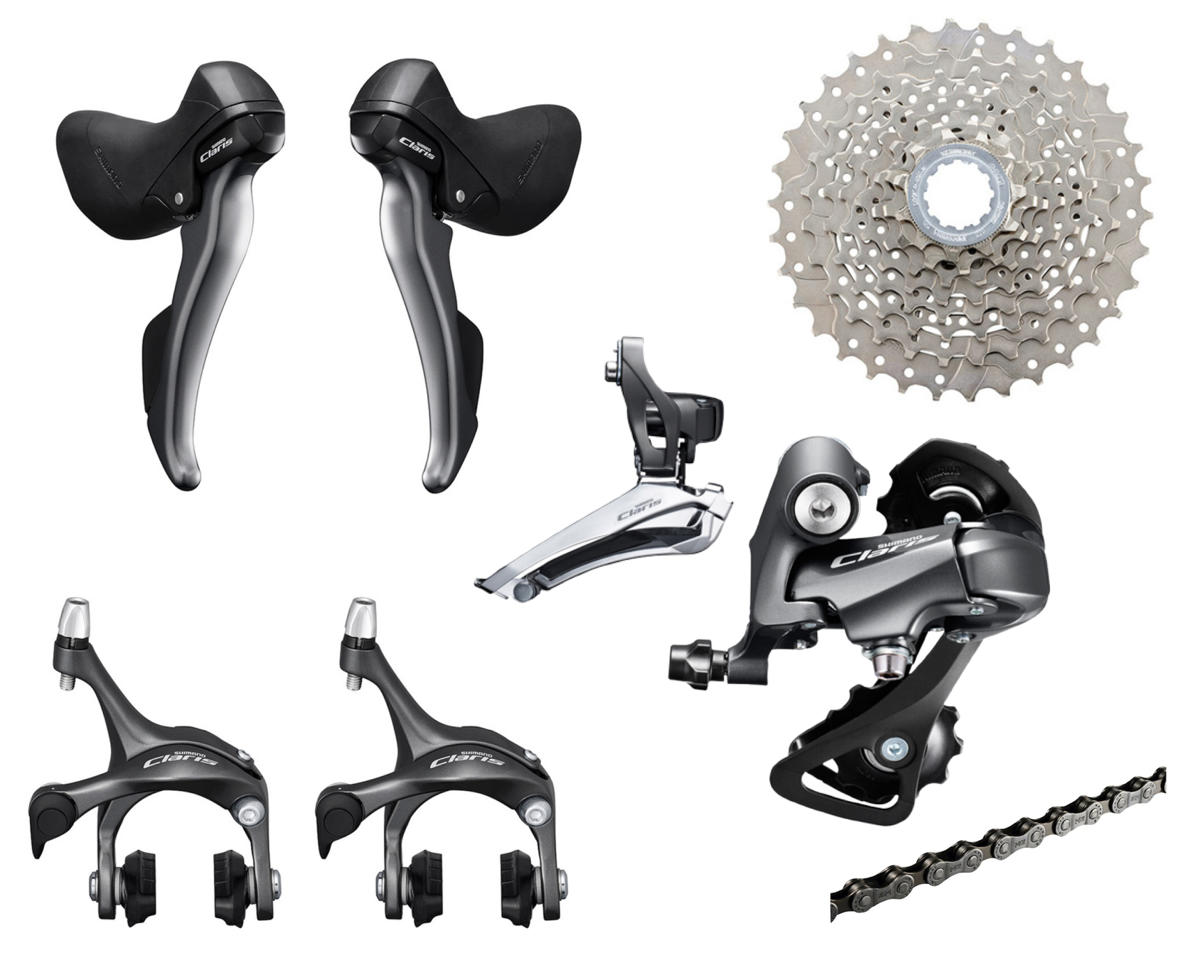 Shimano Claris R2000 Road Groupset (Black) (2 x 8 Speed