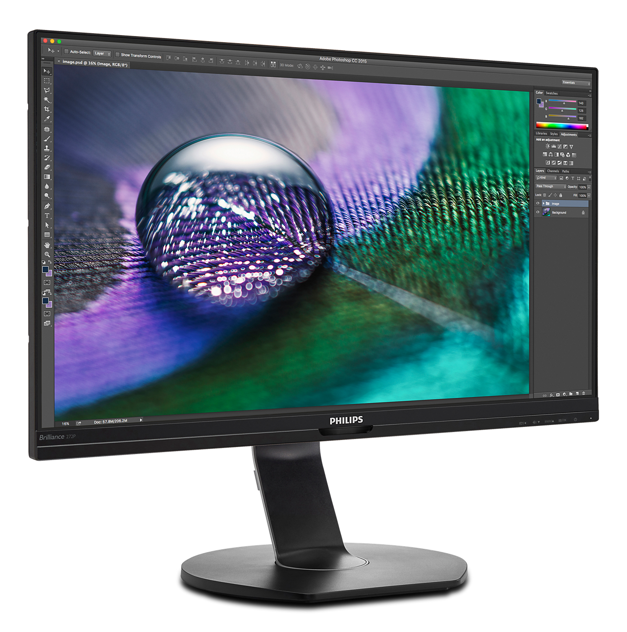 Brilliance LCD monitor with USB-C docking 272P7VUBNB/27 | Philips