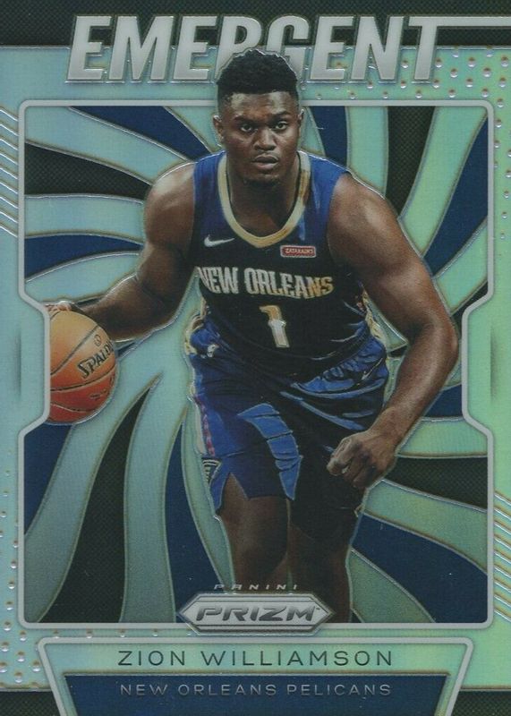 Zion Williams Rookie Card 2019-20 Prizm Zion Williamson Silver