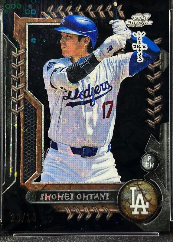 Shohei Ohtani 2024 Topps Chrome Cosmic x Cactus Jack #1 Black