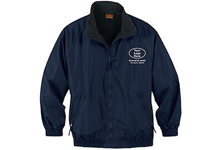 Harriton Embroidered Fleece Lined Nylon Jacket | Amsterdam Printing