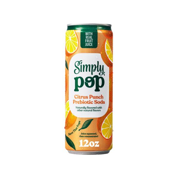 Simply Pop Pop Prebiotic Soda Citrus Punch Drink | Publix Super