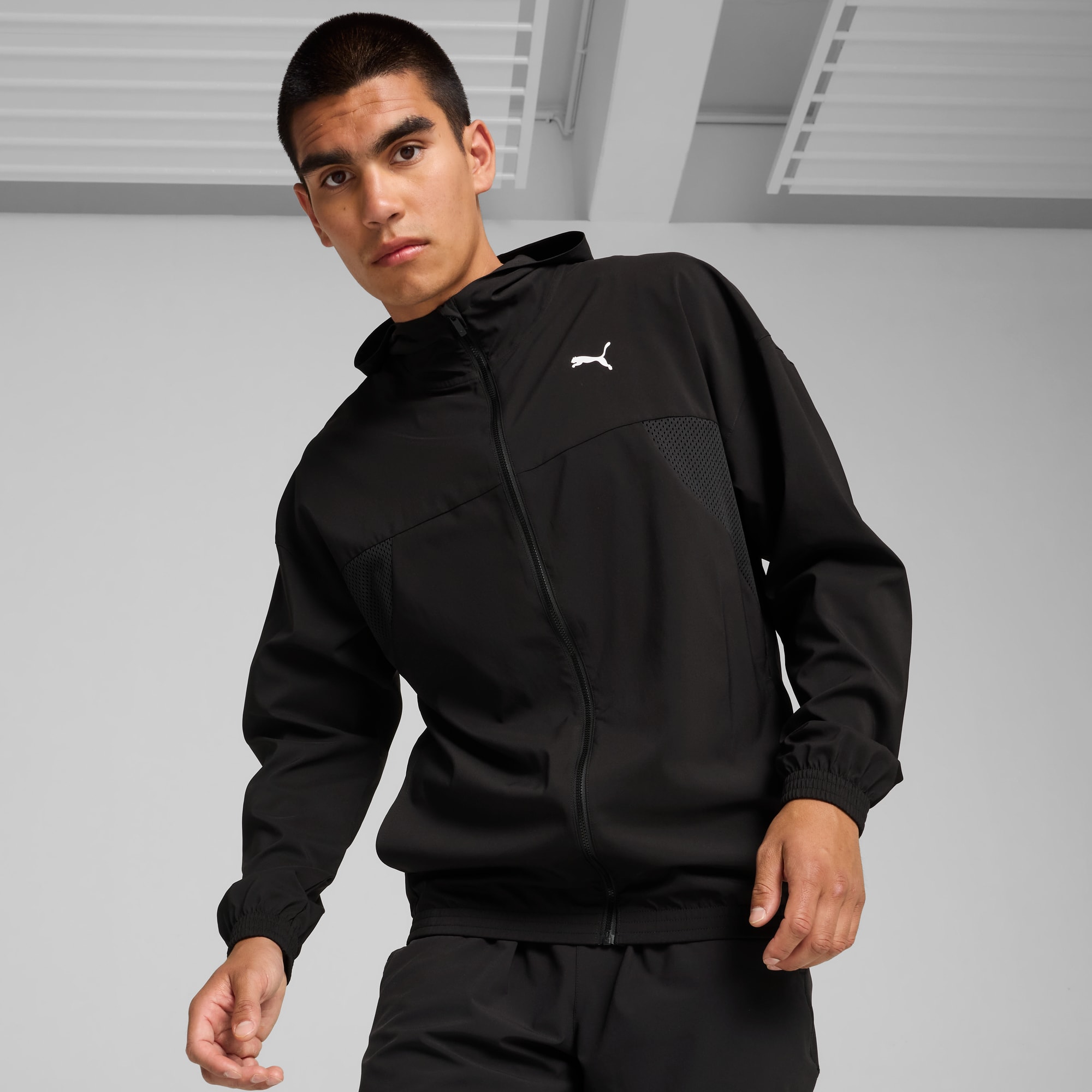 PUMA FIT Woven Full-Zip Jacket Men | PUMA