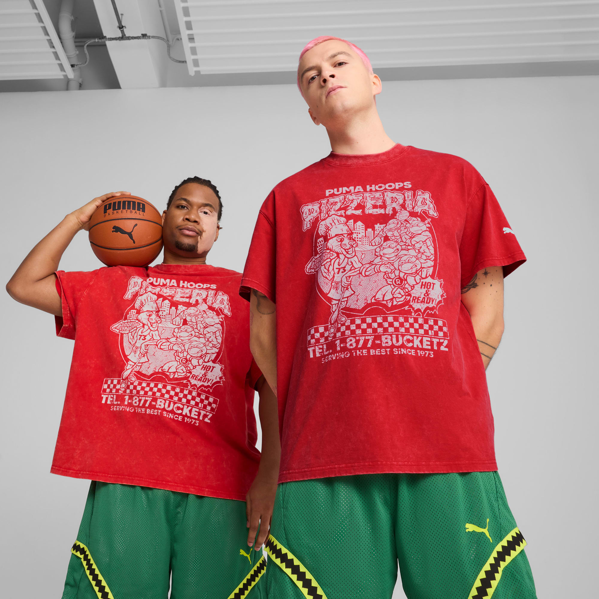 PUMA x TMNT Basketball Tee Men | For All Time Red | PUMA Shop All