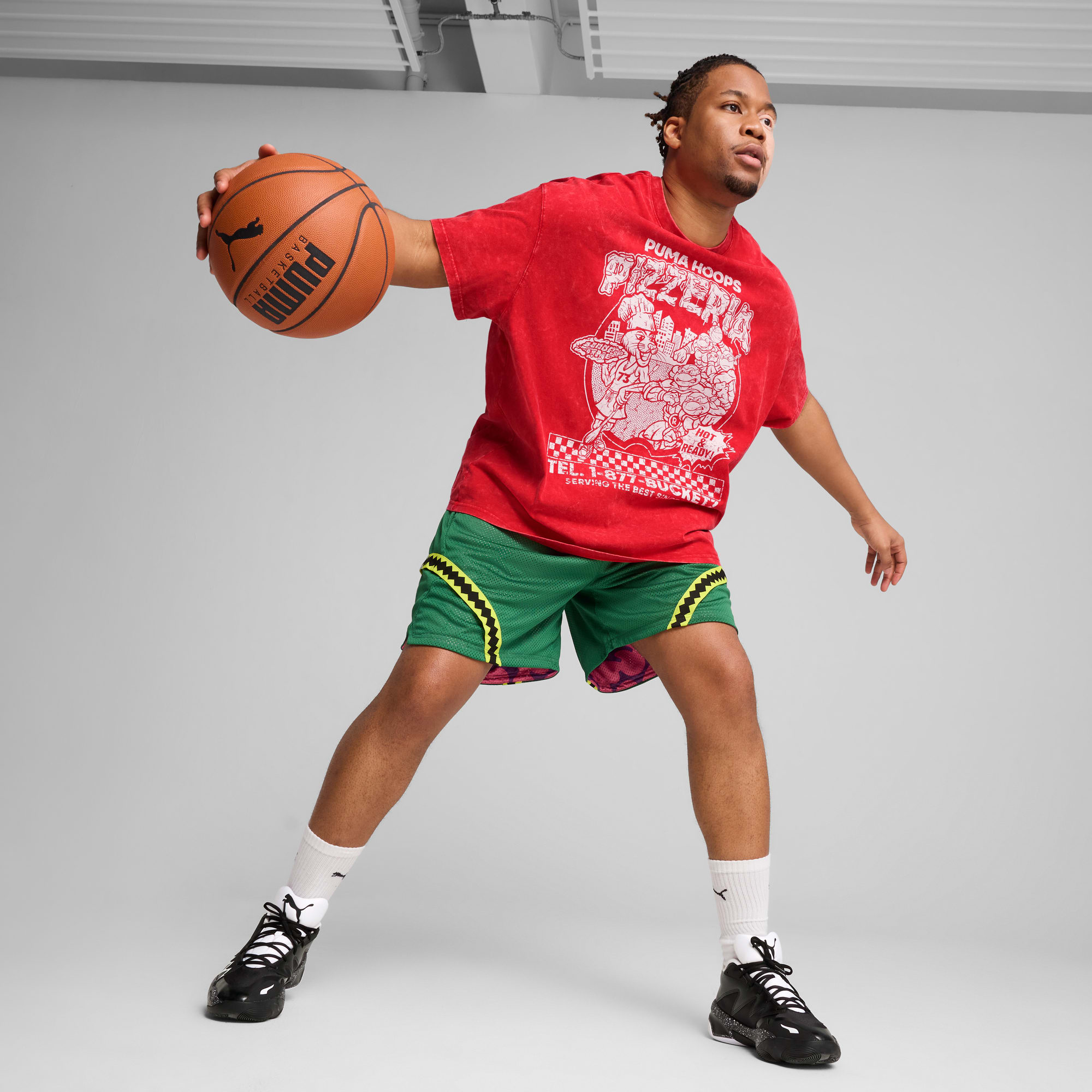 PUMA x TMNT Basketball Tee Men | For All Time Red | PUMA Shop All