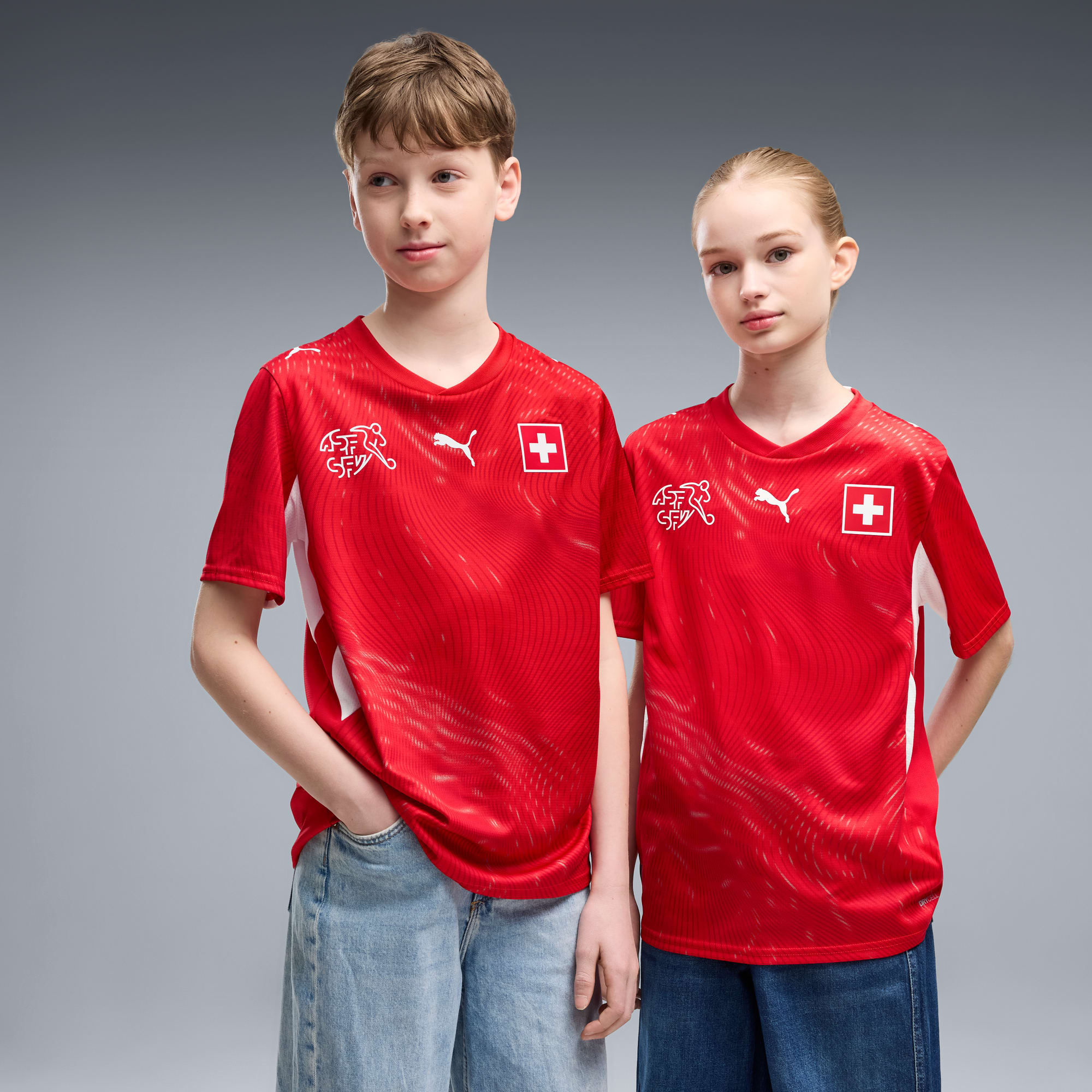 Switzerland Home Big Kids' Soccer Jersey | PUMA